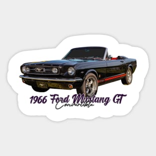 1966 Ford Mustang GT Convertible Sticker